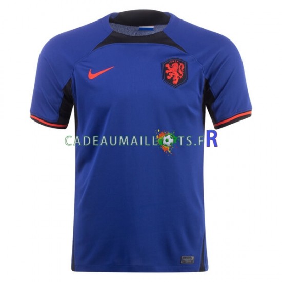 Pays-Bas Maillot avec flocage Extérieur Coupe du Monde 2022 ,Homme MC