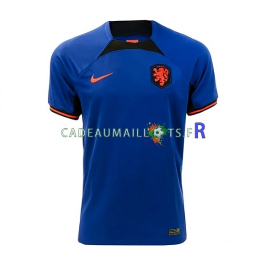 Pays-Bas Maillot avec flocage Memphis 10 Extérieur Coupe du Monde 2022 ,Homme MC