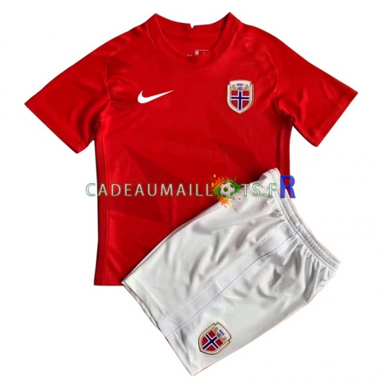 Norvège Maillot avec flocage Domicile 2022 ,Tenue Enfant MC