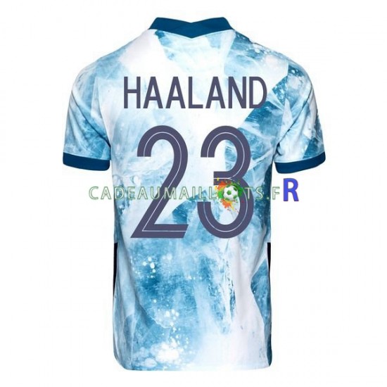 Norvège Maillot avec flocage Erling Haaland 23 Extérieur 2020-2021 ,Homme MC