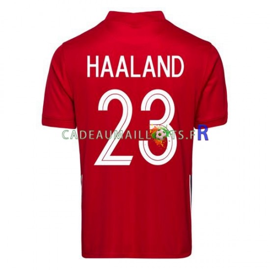 Norvège Maillot avec flocage Erling Haaland 23 Domicile 2020-2021 ,Homme MC