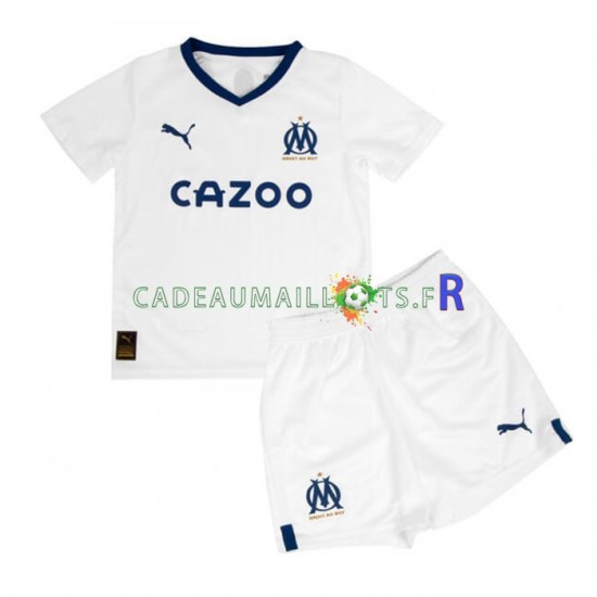 Olympique de Marseille Maillot avec flocage Domicile 2022-2023 ,Tenue Enfant MC