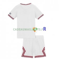Paris Saint-Germain Maillot avec flocage 4ème 2021-2022 ,Tenue Enfant MC