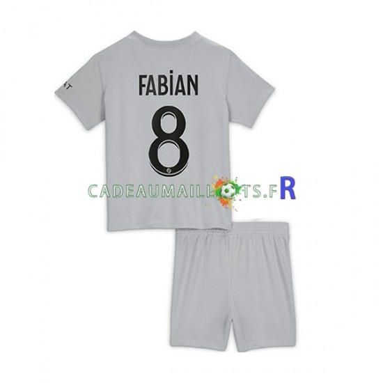 Paris Saint-Germain Maillot avec flocage Fabian 8 Extérieur 2022-2023 ,Tenue Enfant MC