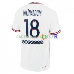 Paris Saint-Germain Maillot avec flocage Georginio Wijnaldum 18 4ème 2021-2022 ,Homme MC