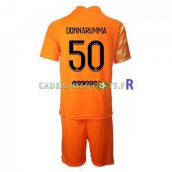 Paris Saint-Germain Maillot avec flocage Gianluigi Donnarumma 50 Gardien Domicile 2021-2022 ,Tenue Enfant MC