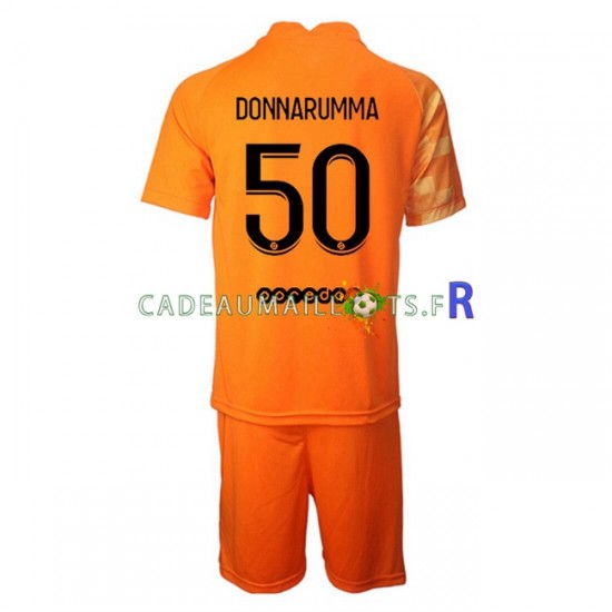 Paris Saint-Germain Maillot avec flocage Gianluigi Donnarumma 50 Gardien Domicile 2021-2022 ,Tenue Enfant MC