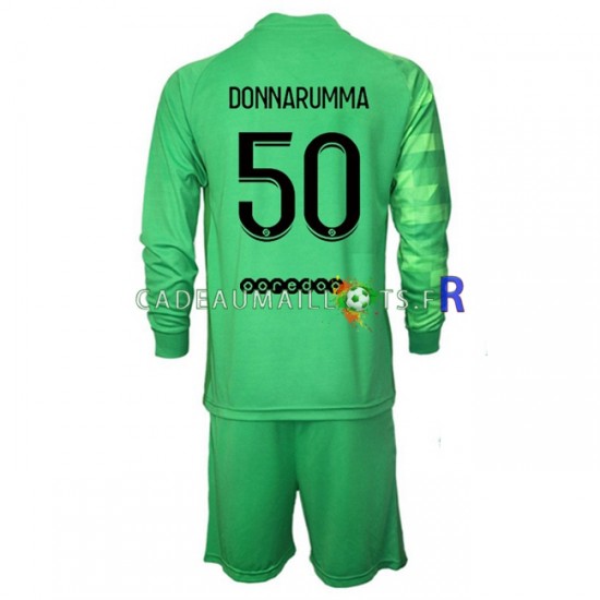 Paris Saint-Germain Maillot avec flocage Gianluigi Donnarumma 50 Gardien 3ème 2021-2022 ,Tenue Enfant ML