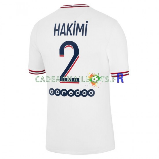 Paris Saint-Germain Maillot avec flocage Hakimi 2 4ème 2021-2022 ,Homme MC