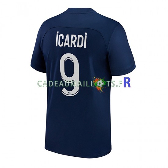 Paris Saint-Germain Maillot avec flocage Icardi 9 Domicile 2022-2023 ,Homme MC