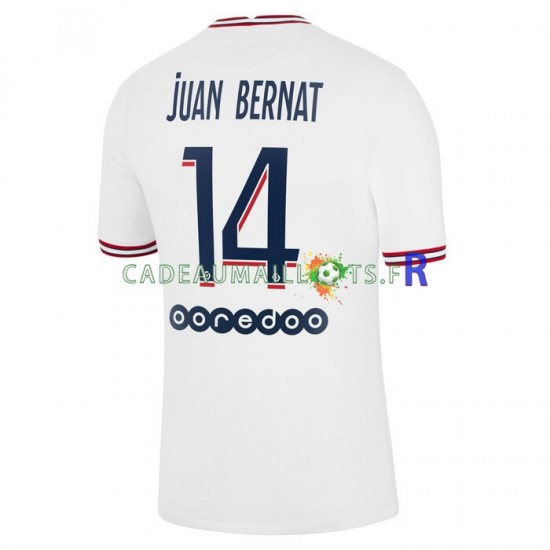 Paris Saint-Germain Maillot avec flocage Juan Bernat 14 4ème 2021-2022 ,Homme MC