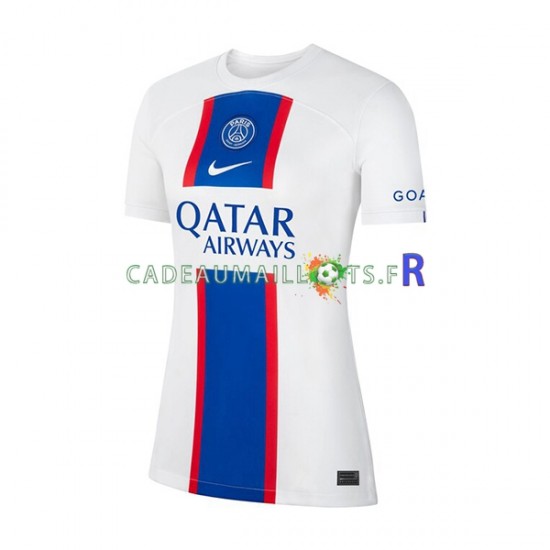 Paris Saint-Germain Maillot avec flocage 3ème 2022-2023 ,Femme MC