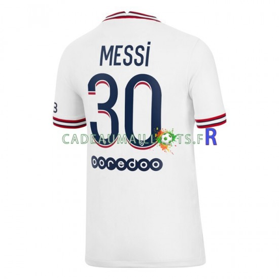 Paris Saint-Germain Maillot avec flocage Lionel Messi 30 4ème 2021-2022 ,Homme MC