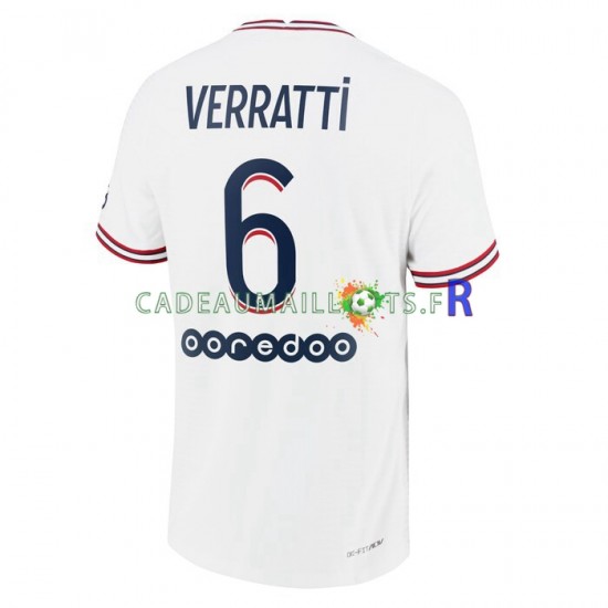 Paris Saint-Germain Maillot avec flocage Marco Verratti 6 4ème 2021-2022 ,Homme MC