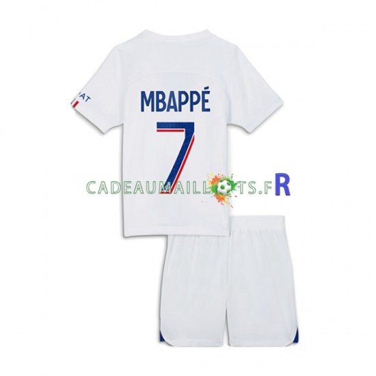 Paris Saint-Germain Maillot avec flocage Mbappé 7 3ème 2022-2023 ,Tenue Enfant MC