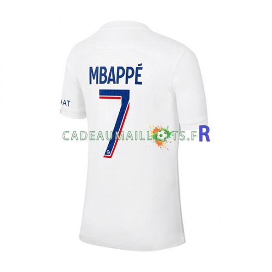 Paris Saint-Germain Maillot avec flocage Mbappé 7 3ème 2022-2023 ,Homme MC