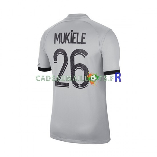 Paris Saint-Germain Maillot avec flocage Mukiele 26 Extérieur 2022-2023 ,Homme MC