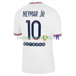 Paris Saint-Germain Maillot avec flocage Neymar Jr 10 4ème 2021-2022 ,Homme MC