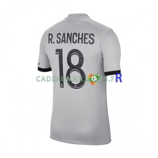 Paris Saint-Germain Maillot avec flocage R.Sanches 18 Extérieur 2022-2023 ,Homme MC