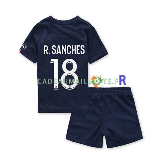 Paris Saint-Germain Maillot avec flocage R.Sanches 18 Domicile 2022-2023 ,Tenue Enfant MC