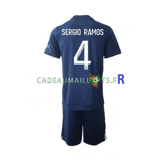 Paris Saint-Germain Maillot avec flocage Sergio Ramos 4 Domicile 2022-2023 ,Tenue Enfant MC