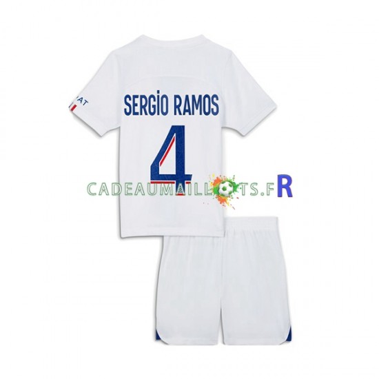 Paris Saint-Germain Maillot avec flocage Sergio Ramos 4 3ème 2022-2023 ,Tenue Enfant MC