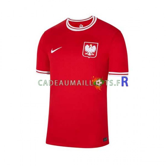 Pologne Maillot avec flocage Extérieur Coupe du Monde 2022 ,Homme MC