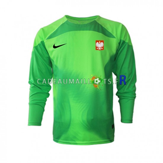 Pologne Maillot avec flocage Gardien Domicile Coupe du Monde 2022 ,Homme ML