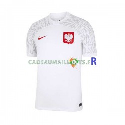 Pologne Maillot avec flocage Domicile Coupe du Monde 2022 ,Homme MC