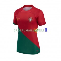 Portugal Maillot avec flocage Domicile Coupe du Monde 2022 ,Femme MC