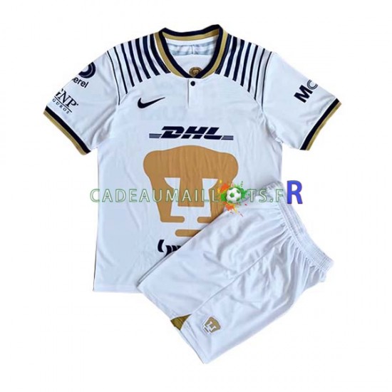 Pumas UNAM Maillot avec flocage Domicile 2022-2023 ,Tenue Enfant MC