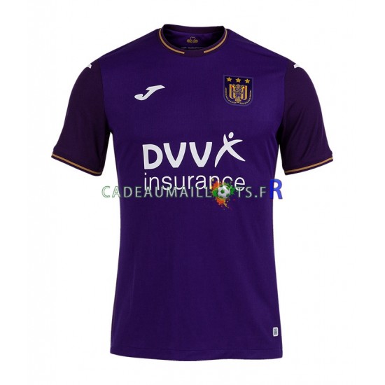 RSC Anderlecht Maillot avec flocage Domicile 2021-2022 ,Homme MC