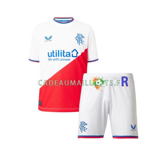 Rangers Maillot avec flocage Extérieur 2022-2023 ,Tenue Enfant MC