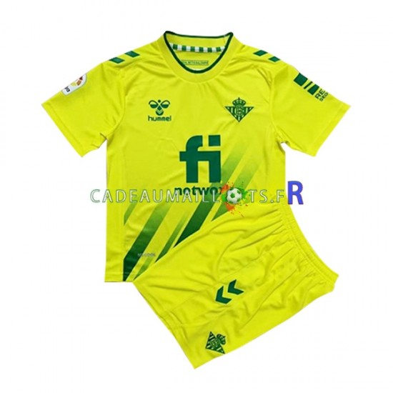 Real Betis Maillot avec flocage Gardien Extérieur 2022-2023 ,Tenue Enfant MC