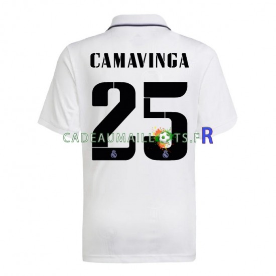 Real Madrid Maillot avec flocage Camavinga 25 Domicile 2022-2023 ,Homme MC