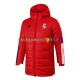 Real Madrid Rouge Veste Rembourrée ,Homme