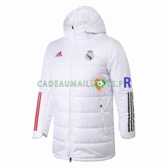 Real Madrid Blanc Veste Rembourrée ,Homme