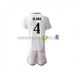 Real Madrid Maillot avec flocage David Alaba 4 Domicile 2022-2023 ,Tenue Enfant MC