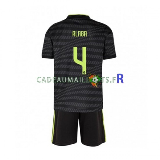 Real Madrid Maillot avec flocage David Alaba 4 3ème 2022-2023 ,Tenue Enfant MC