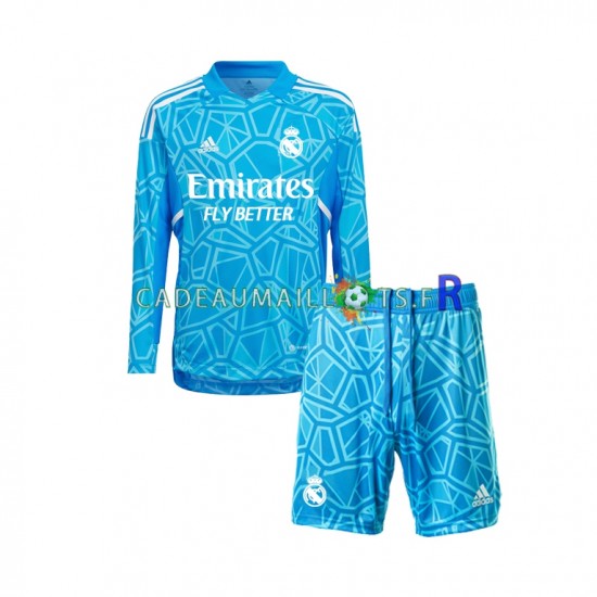 Real Madrid Maillot avec flocage Gardien Domicile 2022-2023 ,Tenue Enfant ML