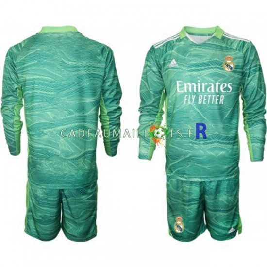 Real Madrid Maillot avec flocage Gardien 3ème 2021-2022 ,Tenue Enfant ML