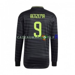 Real Madrid Maillot avec flocage Karim Benzema 9 3ème 2022-2023 ,Homme ML