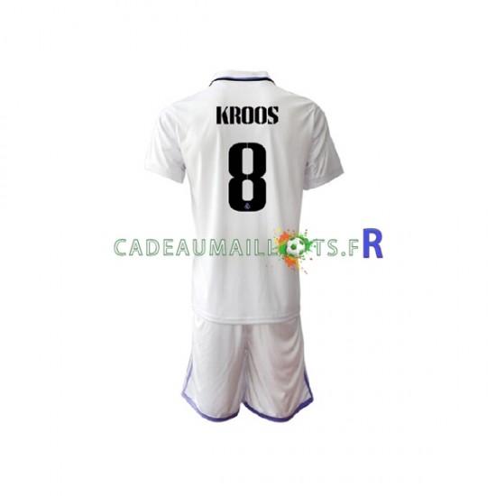 Real Madrid Maillot avec flocage Toni Kroos 8 Domicile 2022-2023 ,Tenue Enfant MC