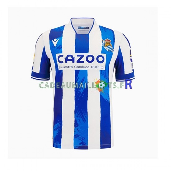 Real Sociedad Maillot avec flocage Domicile 2022-2023 ,Homme MC