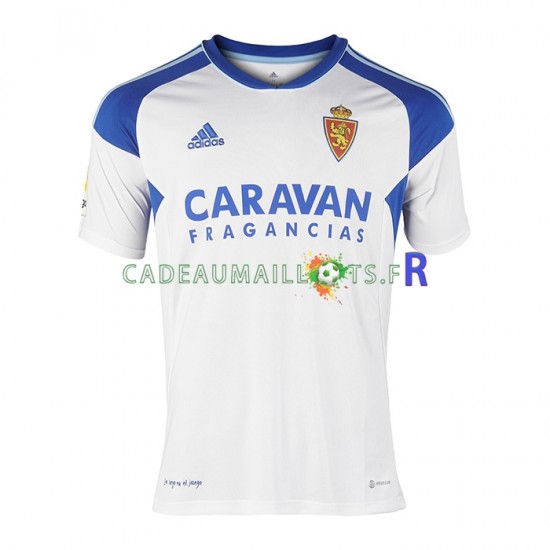 Real Zaragoza Maillot avec flocage Domicile 2022-2023 ,Homme MC