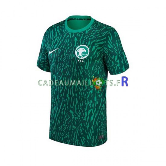 Arabie saoudite Maillot avec flocage Extérieur Coupe du Monde 2022 ,Homme MC