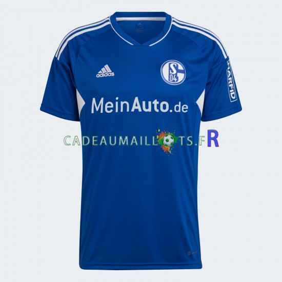 Schalke 04 Maillot avec flocage Domicile 2022-2023 ,Homme MC