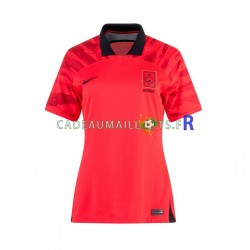 Corée du Sud Maillot avec flocage Domicile Coupe du Monde 2022 ,Femme MC