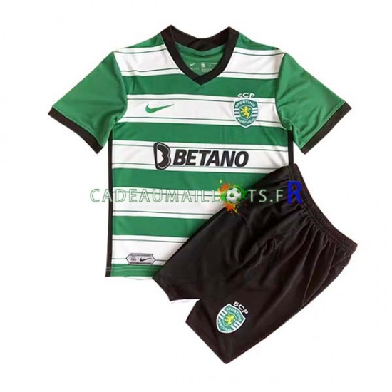 Sporting CP Maillot avec flocage Domicile 2022-2023 ,Tenue Enfant MC