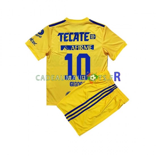 Tigres UANL Maillot avec flocage Andre-Pierre Gignac 10 Domicile 2022-2023 ,Tenue Enfant MC